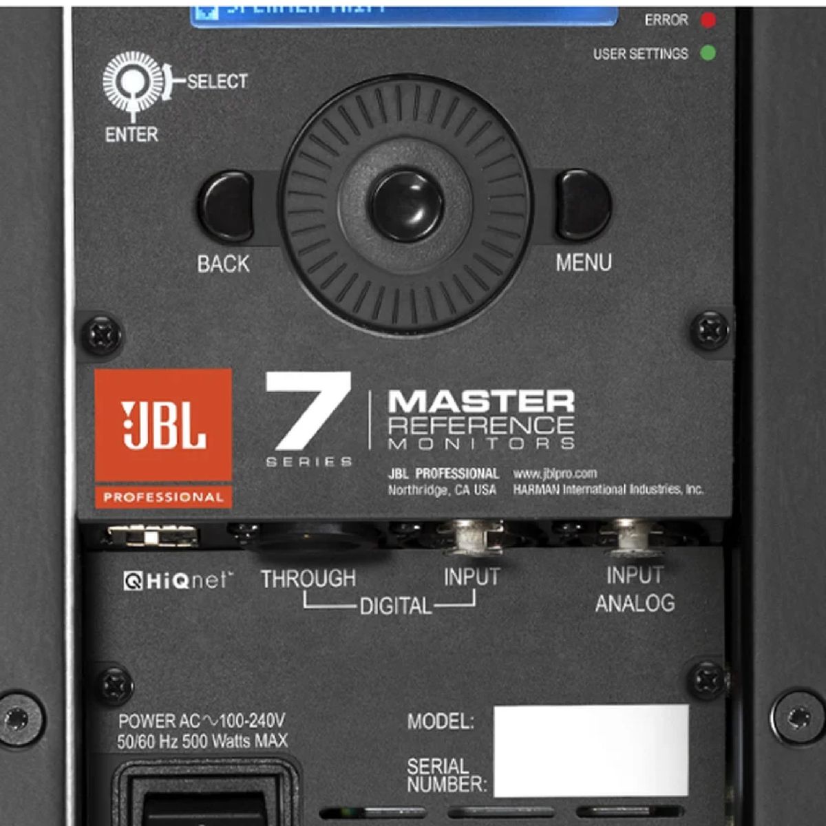 Monitor de Audio Ativo Bi-Amplificado 8 Polegadas 500W 708P - JBL-6